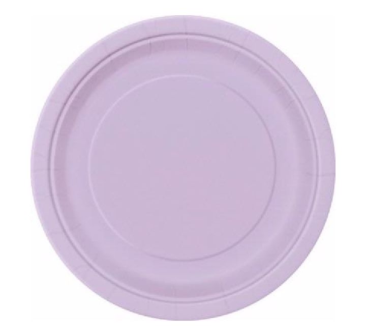 Lavender Paper Plates