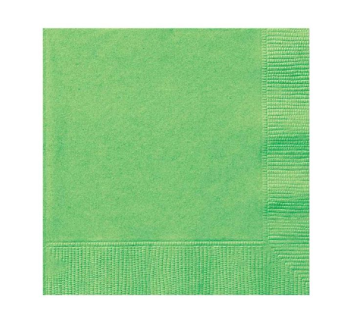 Lime Green Lunch Napkins