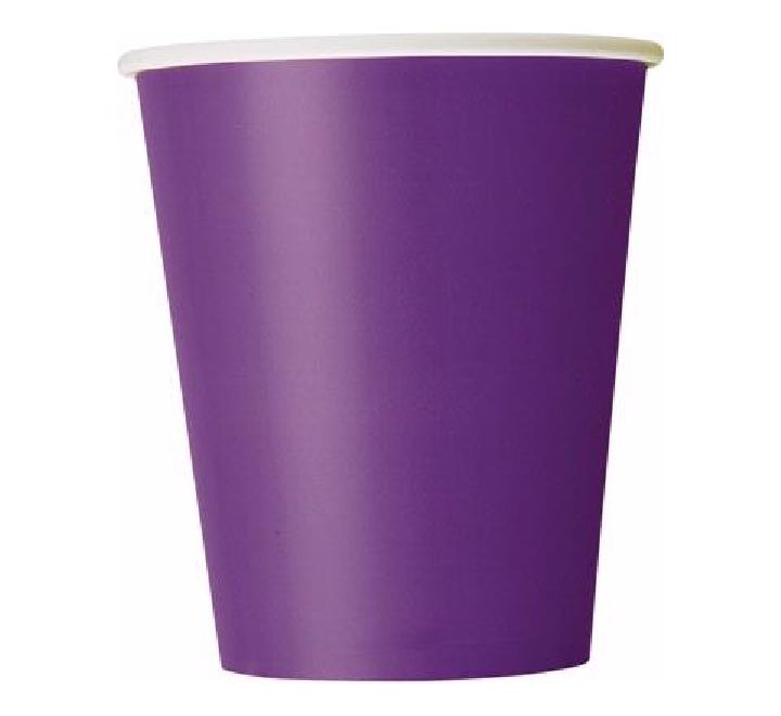 Purple Paper Cups