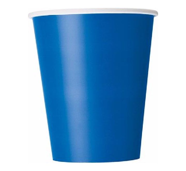 Royal Blue Paper Cups