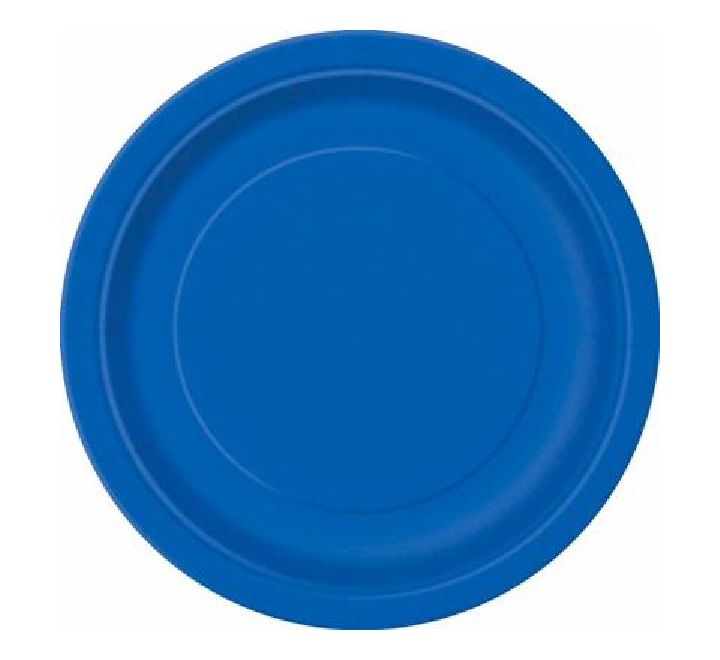 Royal Blue Paper Plates