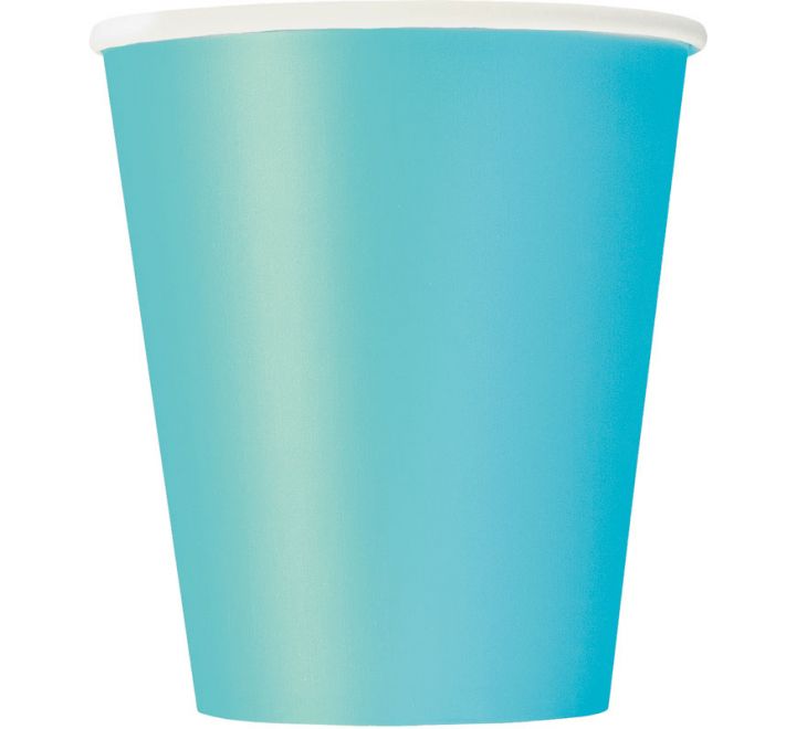 Teal Paper Cups