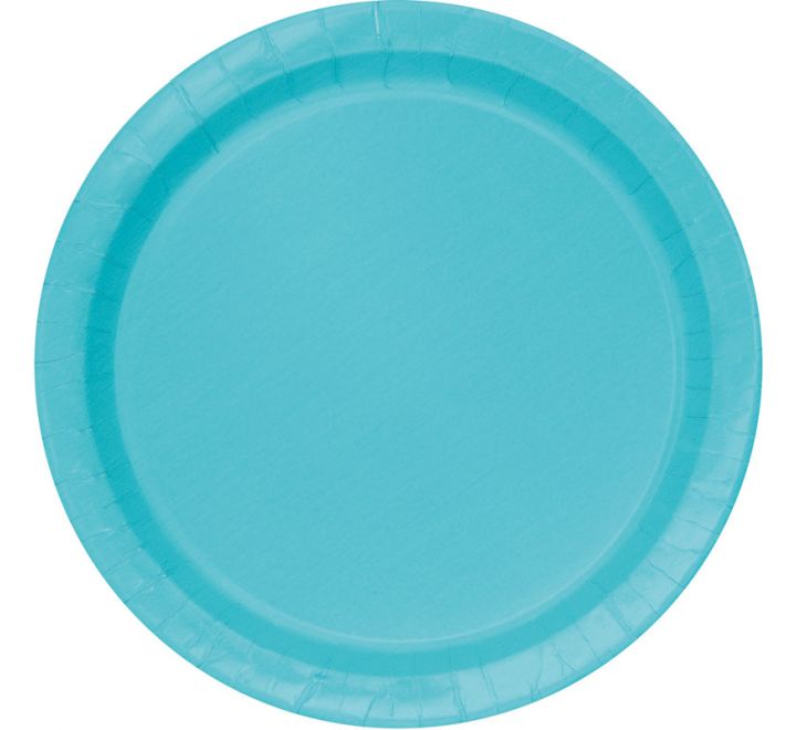 Teal Paper Plates