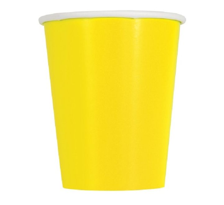 Yellow Paper Cups