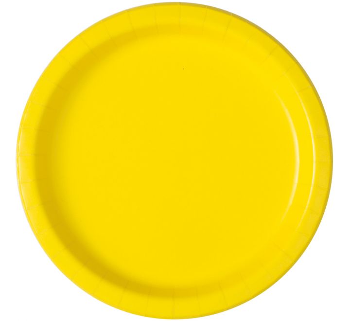 Yellow Paper Plates