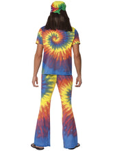 Load image into Gallery viewer, 1960s Tie Dye Top and Flared Trousers Alternative View 2.jpg

