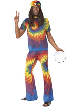 Load image into Gallery viewer, 1960s Tie Dye Top and Flared Trousers

