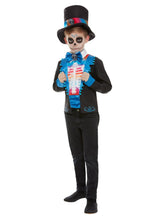 Load image into Gallery viewer, Neon Day of The Dead Boy Costume
