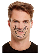 Load image into Gallery viewer, Smiffys Make-Up FX, Skeleton Mouth Face Transfer
