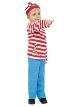 Load image into Gallery viewer, Toddler Where&#39;s Wally? Costume Alt1
