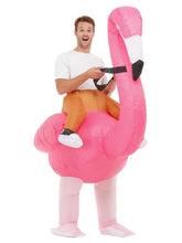 Load image into Gallery viewer, Inflatable Ride Em Flamingo Costume
