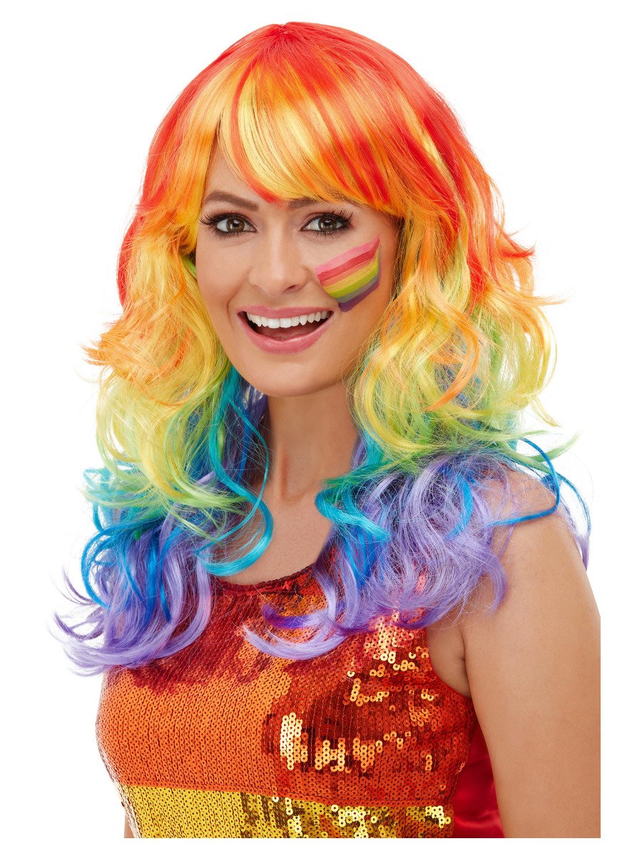 Rainbow Glam Wig