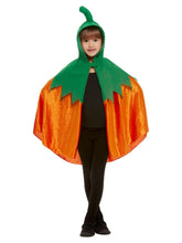 Load image into Gallery viewer, Pumpkin Hooded Cape
