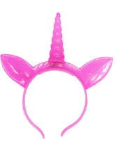 Load image into Gallery viewer, LED Light Up Unicorn Head Boppers, Assorted
