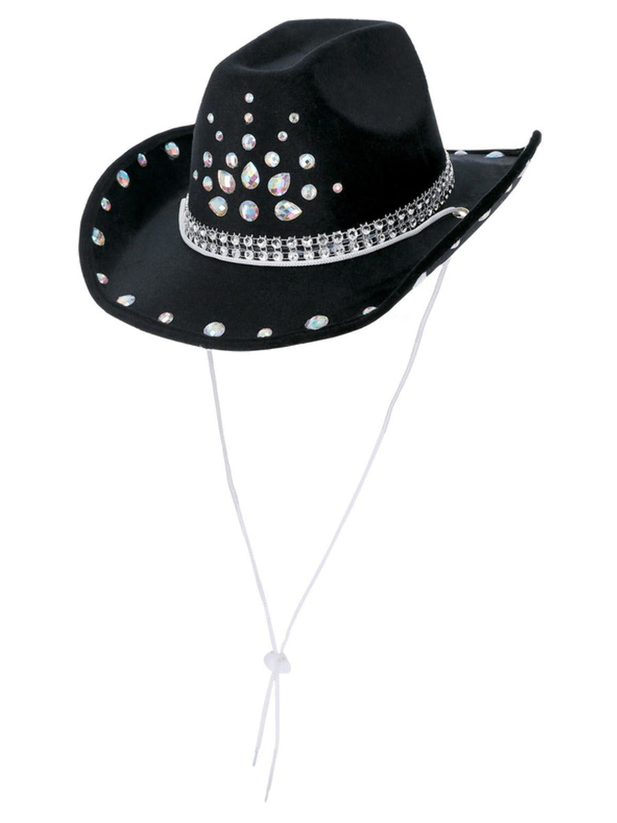 Black Rhinestone Cowboy Hat