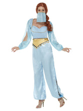 Load image into Gallery viewer, Arabian Princess Costume, Light Blue Alt1
