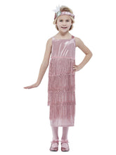 Load image into Gallery viewer, Girls 20s Pink Flapper Costume
