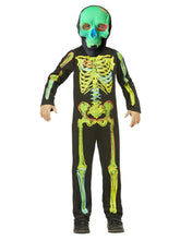 Load image into Gallery viewer, Neon Skeleton Glow in the Dark Costume
