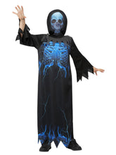 Load image into Gallery viewer, Midnight Skeleton Reaper Costume
