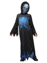 Load image into Gallery viewer, Midnight Skeleton Reaper Costume
