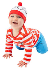 Load image into Gallery viewer, Where&#39;s Wally? Baby Costume Alt1
