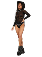 Load image into Gallery viewer, Fever Long Sleeve Striped Bodysuit
