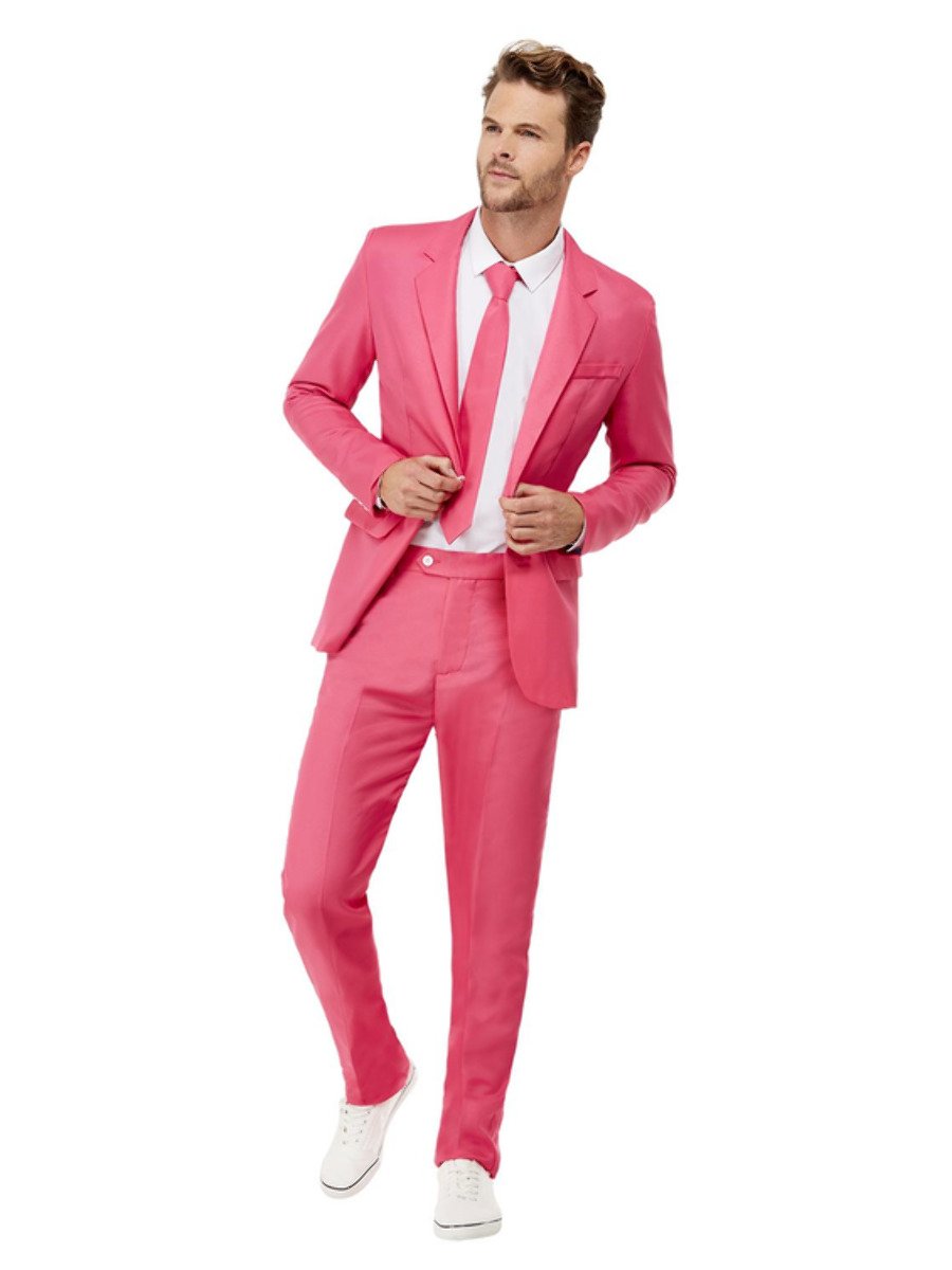 Solid Colour Suit Hot Pink Solid Colour Suit Hot Pink