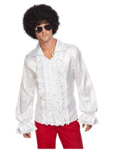 Load image into Gallery viewer, 60s Ruffled Shirt, White
