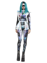 Load image into Gallery viewer, Metallic Space Alien Costume, Multi
