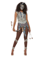 Load image into Gallery viewer, Dark Spirit Warrior Woman Costume, Blue
