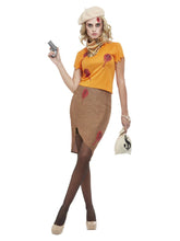 Load image into Gallery viewer, Bonnie Zombie Gangster Costume, Orange
