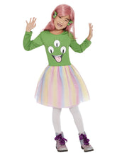 Load image into Gallery viewer, Girls Alien Costume Alt1

