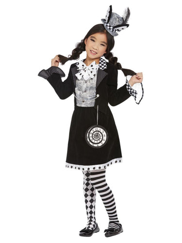 Girls Dark Mad Hatter Costume