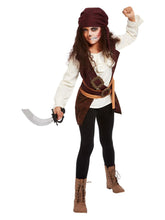 Load image into Gallery viewer, Girls Dark Spirit Pirate Costume Alt1
