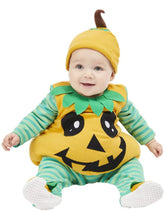 Load image into Gallery viewer, Pumpkin Baby Costume Alt1
