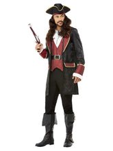 Load image into Gallery viewer, Deluxe Swashbuckler Pirate Costume, Black
