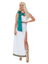 Load image into Gallery viewer, Deluxe Roman Empire Queen Toga Costume Alt1
