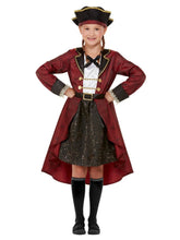 Load image into Gallery viewer, Girls Deluxe Swashbuckler Pirate Costume

