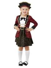 Load image into Gallery viewer, Girls Deluxe Swashbuckler Pirate Costume Alt1
