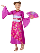 Load image into Gallery viewer, Girls Geisha Costume Alt1
