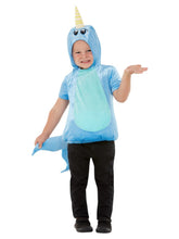 Load image into Gallery viewer, Toddler Narwhal Costume Alt1
