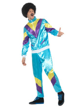 Load image into Gallery viewer, 80s Height of Fashion Shell Suit Costume, Blue Alternative View 1.jpg
