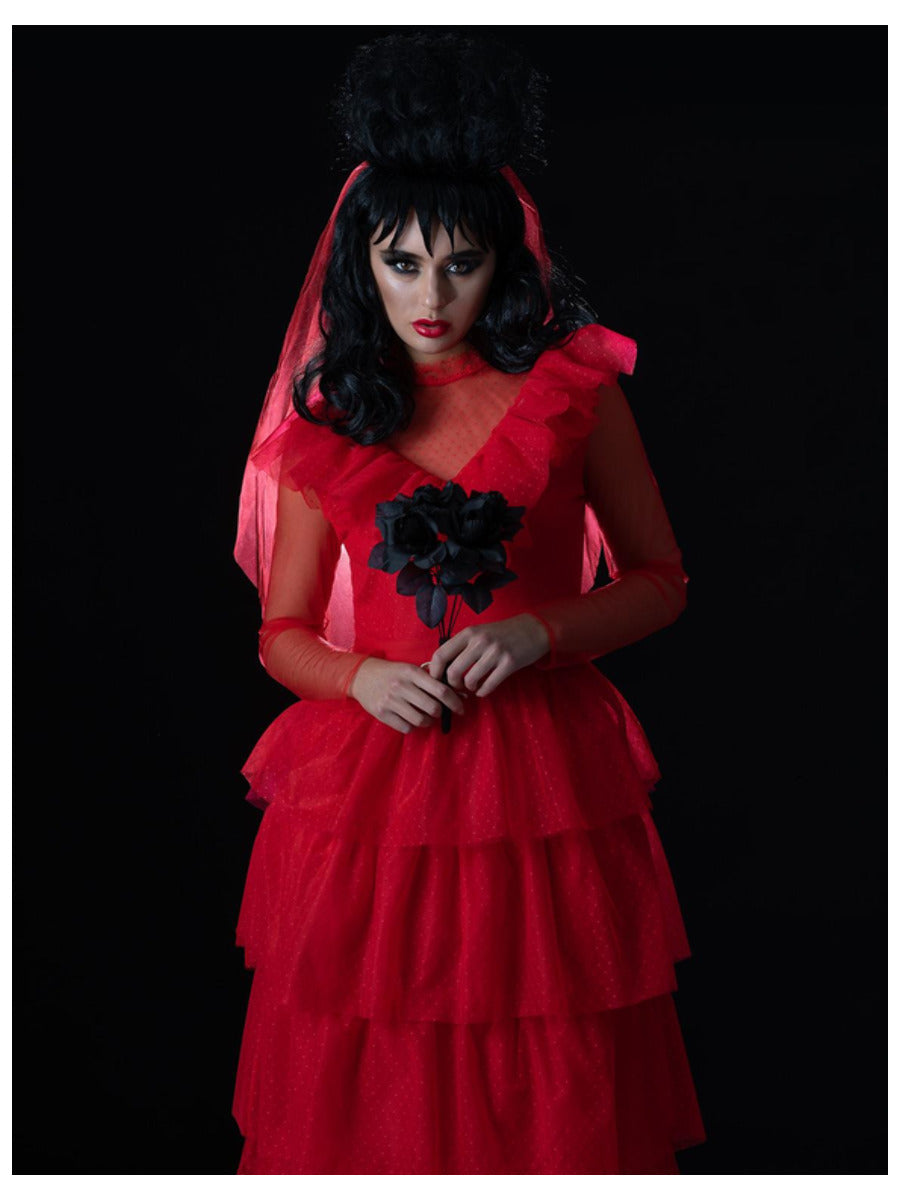 beetlejuice maxi dress beetlejuice-lydia-bride-long-dress-costume
