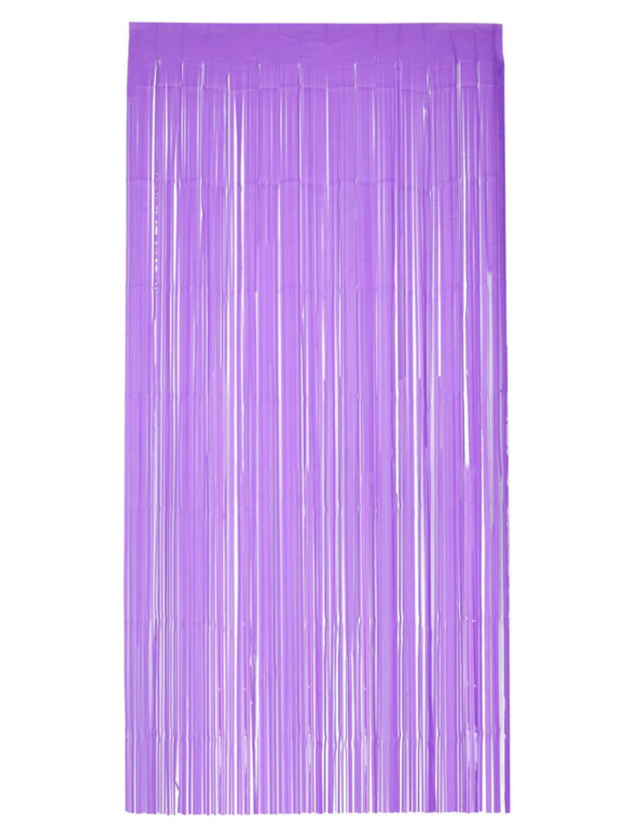 Matt Fringe Curtain Backdrop, Purple