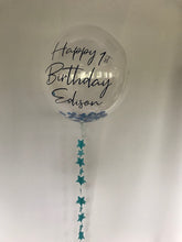 Load image into Gallery viewer, Personalised Birthday Bubble Confetti Balloon
