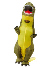 Load image into Gallery viewer, Inflatable T-Rex Costume, Green Alternate
