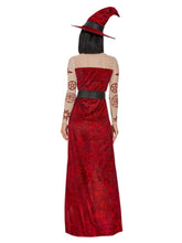 Load image into Gallery viewer, Satanic Witch Costume, Red Back
