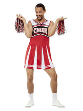 Load image into Gallery viewer, Give Me A...Cheerleader Costume, White &amp; Red Alternate

