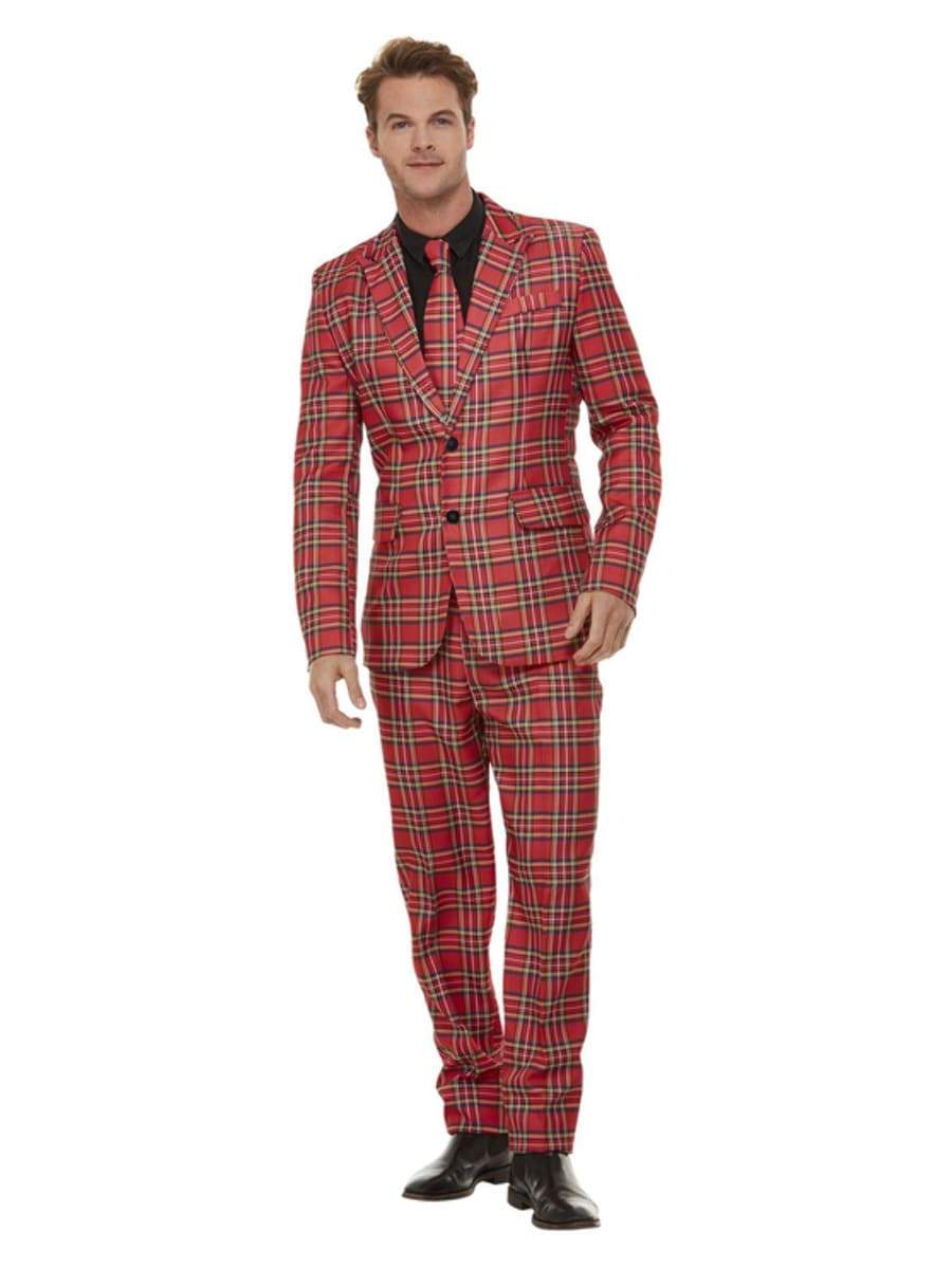 Men's plaid clearance suit jackets