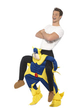 Load image into Gallery viewer, Bananaman Piggy Back Costume Alternative View 1.jpg
